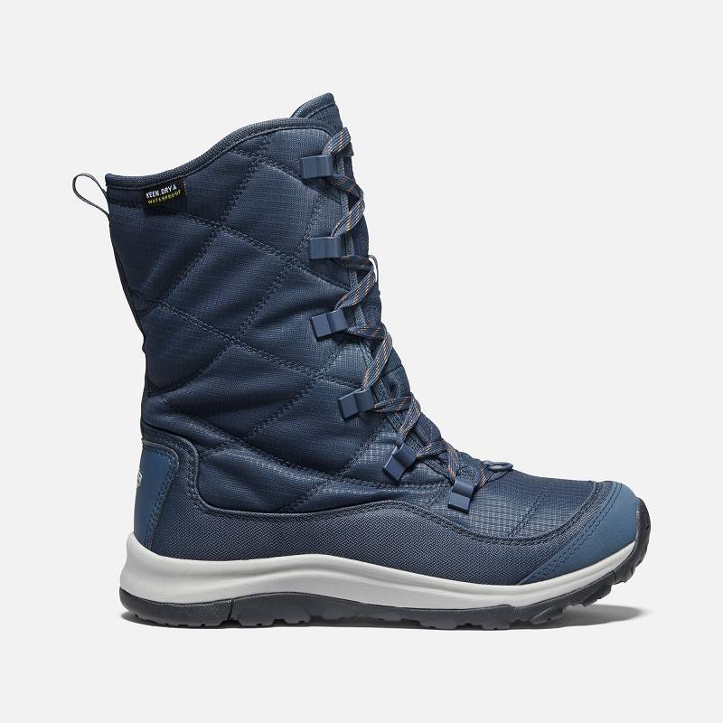 Keen Terradora II Waterproof Winterstiefel Damen DE-14605 Midnight Navy/Pewter - Keen Damenschuhe Bl